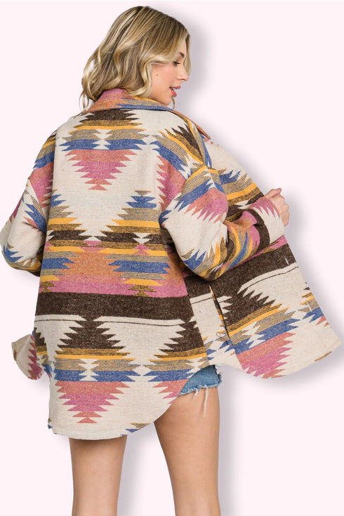 COLORFUL AZTEC JACKET